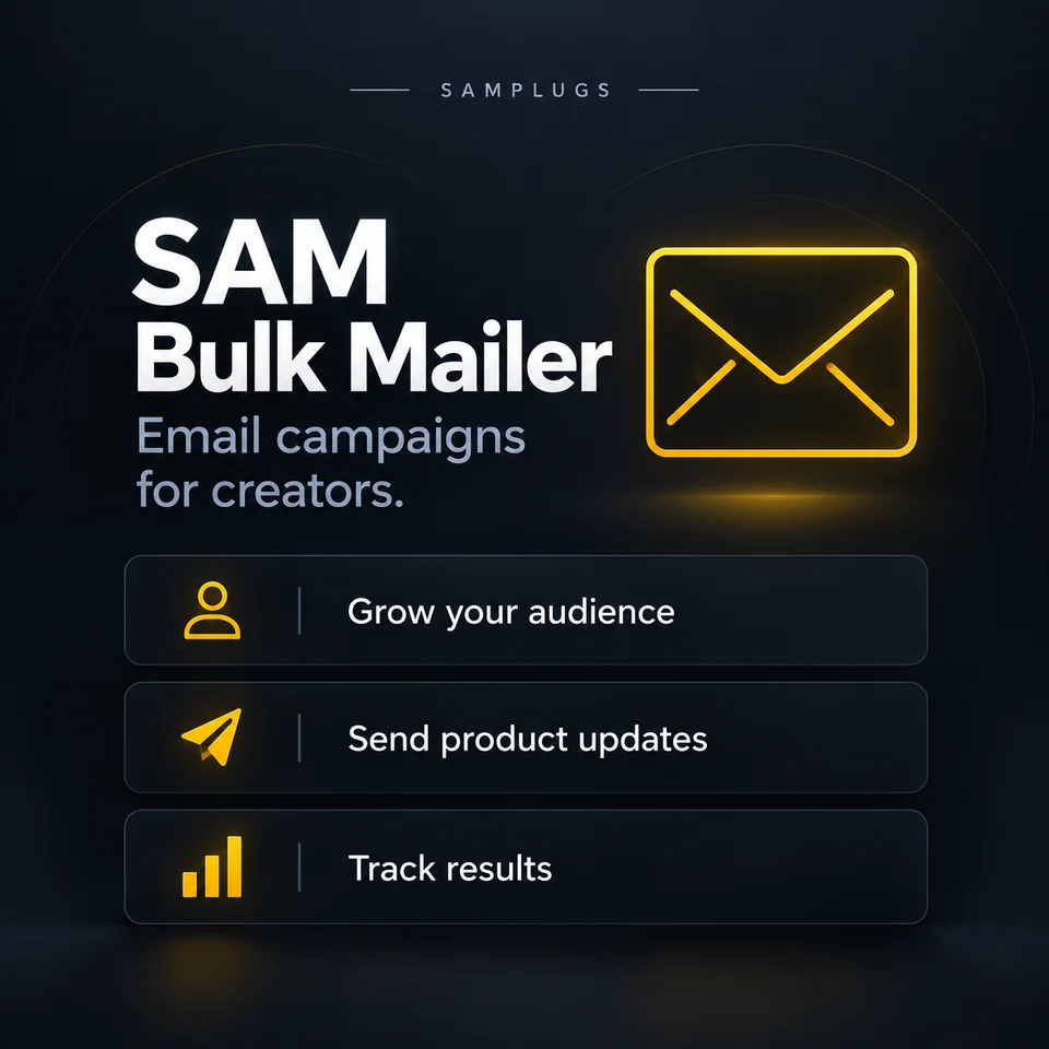 SAM Bulk Mailer visual