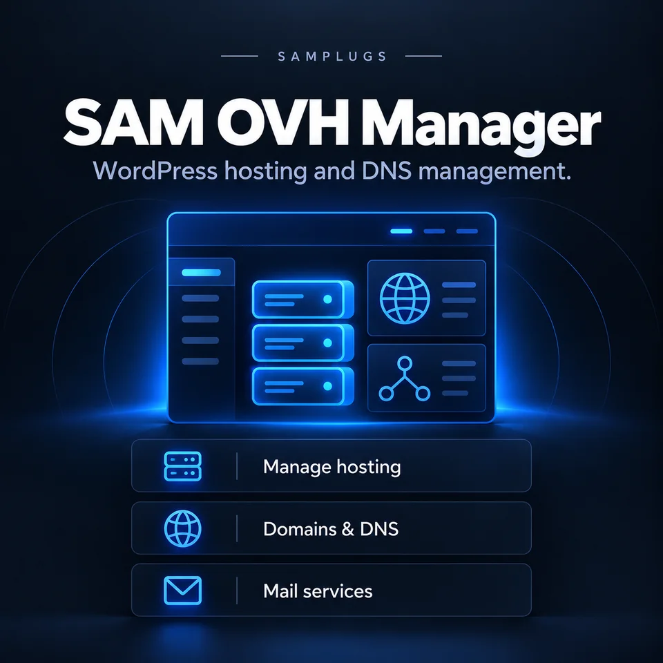 SAM OVH Manager visual