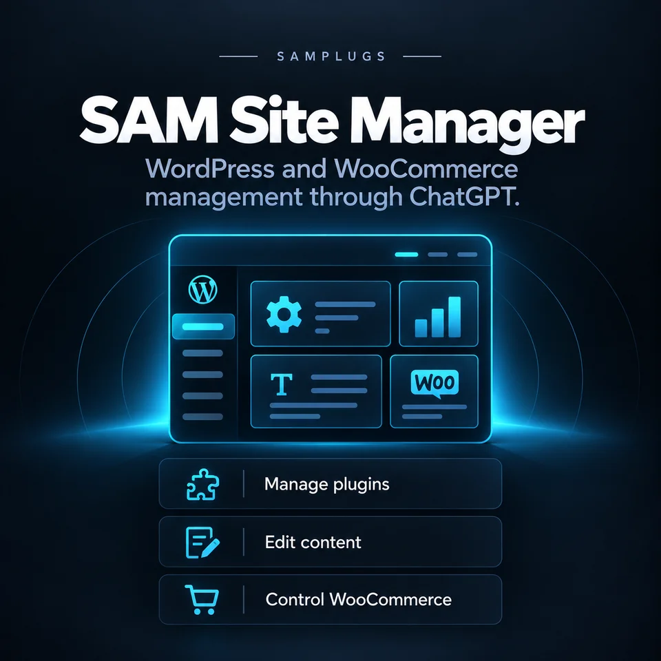 SAM Site Manager visual